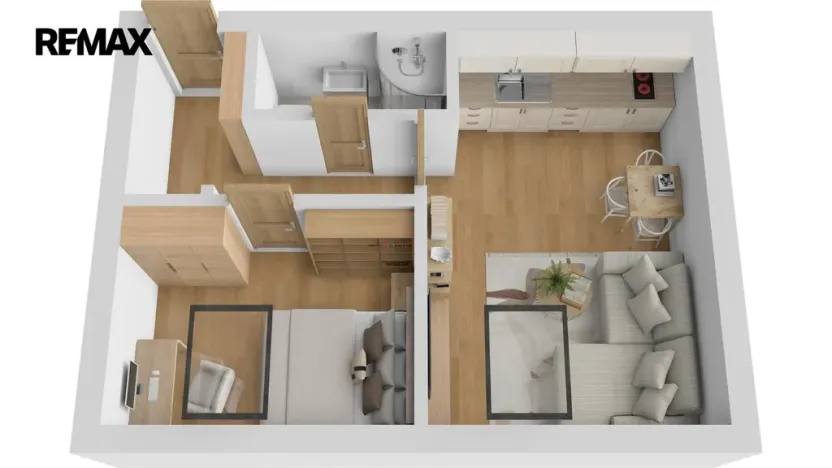Prodej bytu 2+kk, Lanškroun - Žichlínské Předměstí, Dobrovského, 35 m2