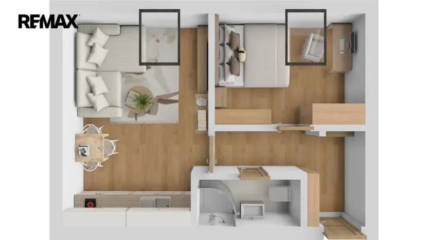 Prodej bytu 2+kk, Lanškroun - Žichlínské Předměstí, Dobrovského, 35 m2