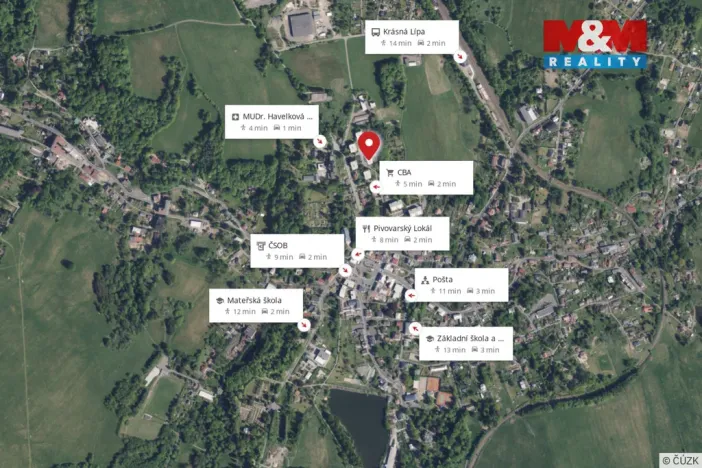 Prodej bytu 1+1, Krásná Lípa, Nemocniční, 35 m2