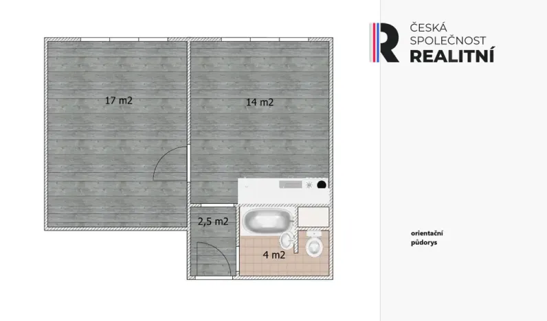 Pronájem bytu 1+1, Žatec, Mládežnická, 36 m2