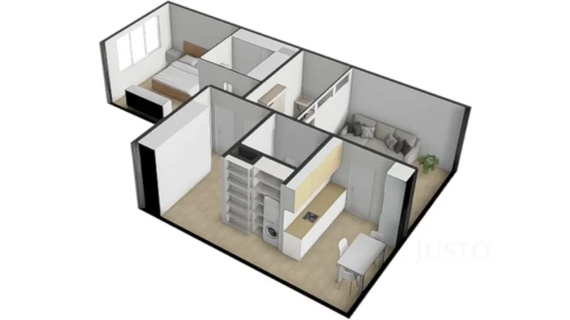 Prodej bytu 2+1, Písek - Budějovické Předměstí, Budovatelská, 66 m2