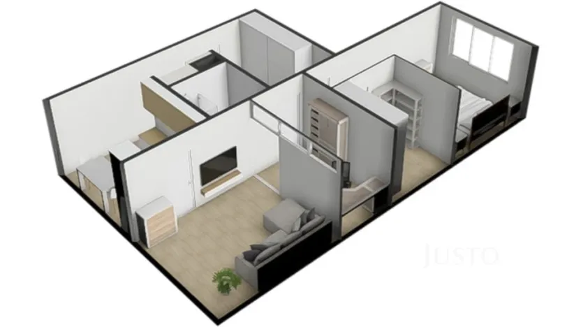 Prodej bytu 2+1, Písek - Budějovické Předměstí, Budovatelská, 66 m2
