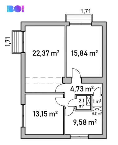 Prodej bytu 3+1, Havířov, Studentská, 69 m2