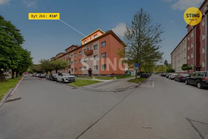 Prodej bytu 2+kk, Vsetín, Na Kamencoch, 41 m2