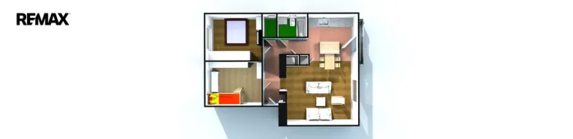 Prodej bytu 3+kk, Velká Bystřice, Na Letné, 66 m2