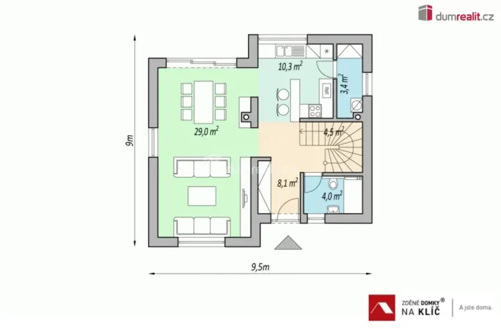Prodej rodinného domu, Horní Němčí, 121 m2