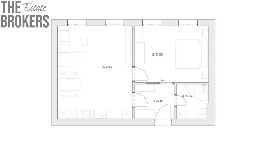Prodej bytu 2+kk, Praha - Košíře, Plzeňská, 51 m2
