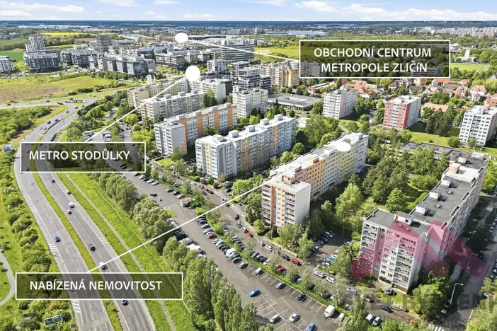 Pronájem bytu 3+1, Praha - Stodůlky, Heranova, 82 m2