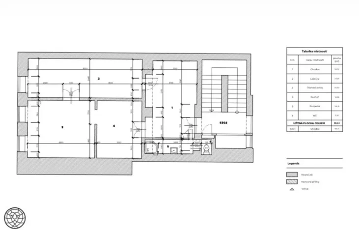 Pronájem bytu 2+1, Hradec Králové, Velké náměstí, 88 m2