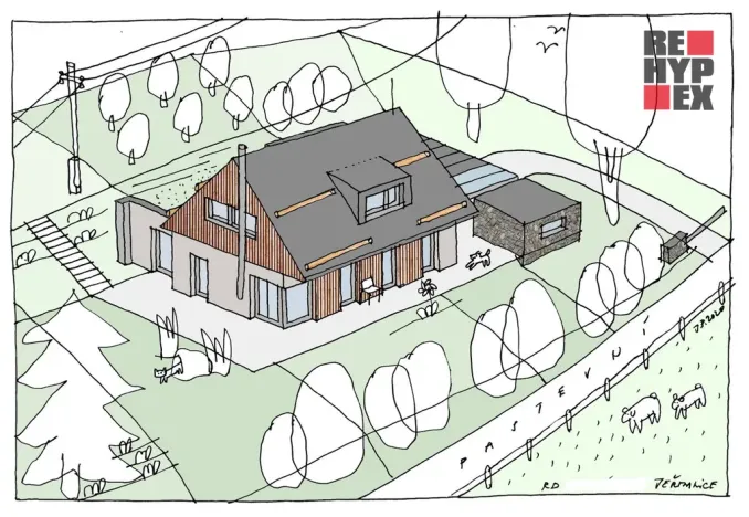 Prodej rodinného domu, Jeřmanice, Pastevní, 167 m2