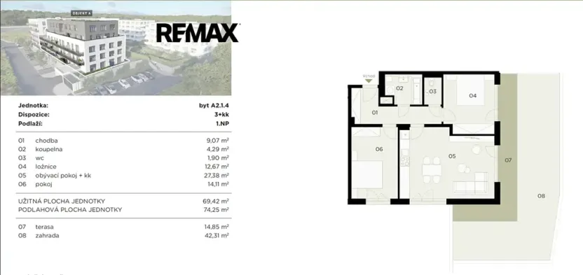 Prodej bytu 3+kk, Kladno, Bohumila Landy, 126 m2