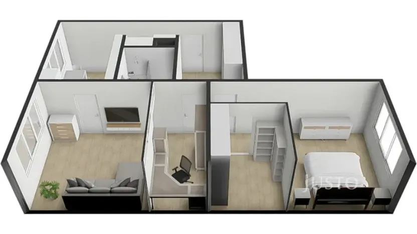Prodej bytu 2+1, Písek, Budovatelská, 66 m2
