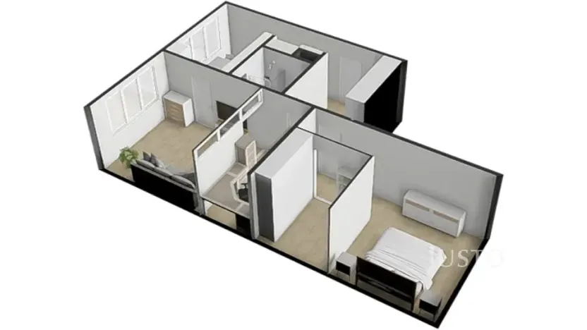 Prodej bytu 2+1, Písek, Budovatelská, 66 m2