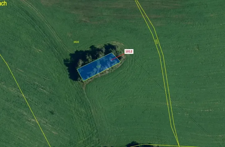 Dražba pozemku, Březí nad Oslavou, 428 m2