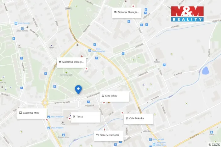 Prodej bytu 1+1, Jirkov, Smetanovy sady, 36 m2