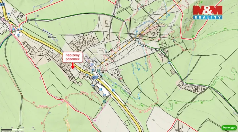 Prodej komerčního pozemku, Klíny - Rašov, 1541 m2