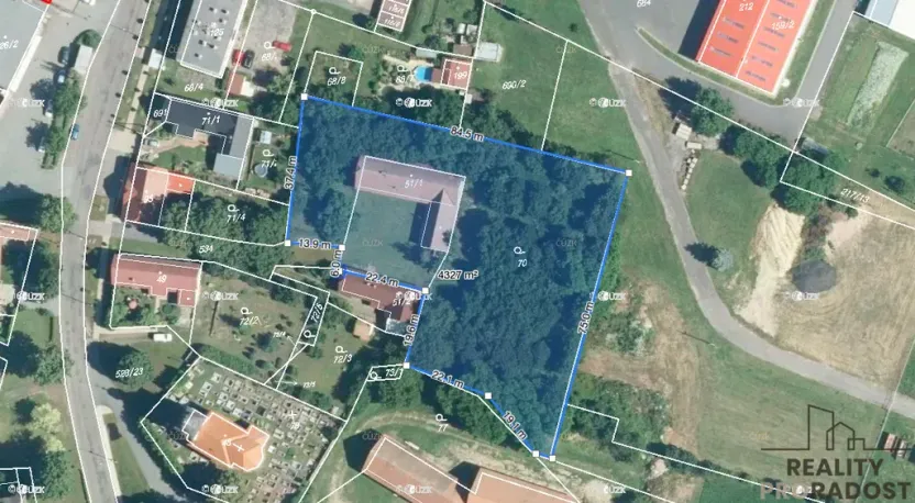 Prodej pozemku pro bydlení, Slepotice, 4338 m2