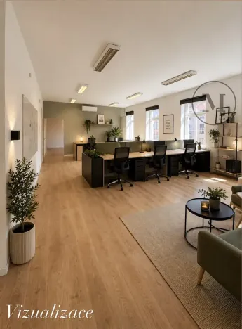 Pronájem kanceláře, České Budějovice, Nádražní, 180 m2
