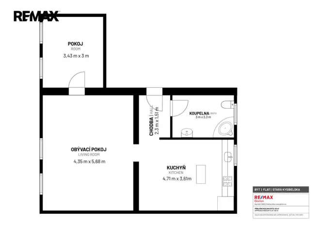 Prodej bytu 2+1, Karlovy Vary - Drahovice, Stará Kysibelská, 67 m2