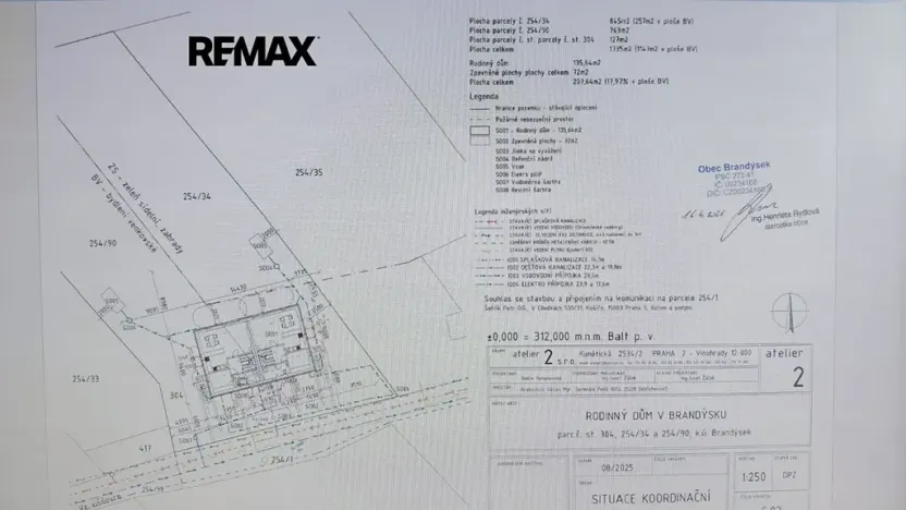 Prodej pozemku pro bydlení, Brandýsek, Ve višňovce, 1735 m2