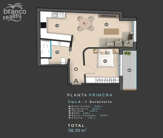 Prodej bytu, Torrevieja, Alicante, Španělsko, 53 m2
