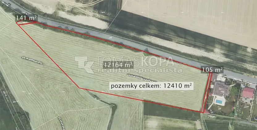 Prodej pole, Roblín, 12410 m2