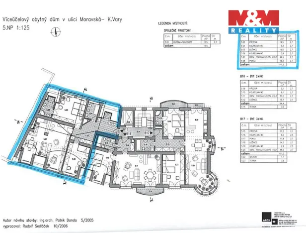 Prodej bytu 3+kk, Karlovy Vary, Moravská, 111 m2