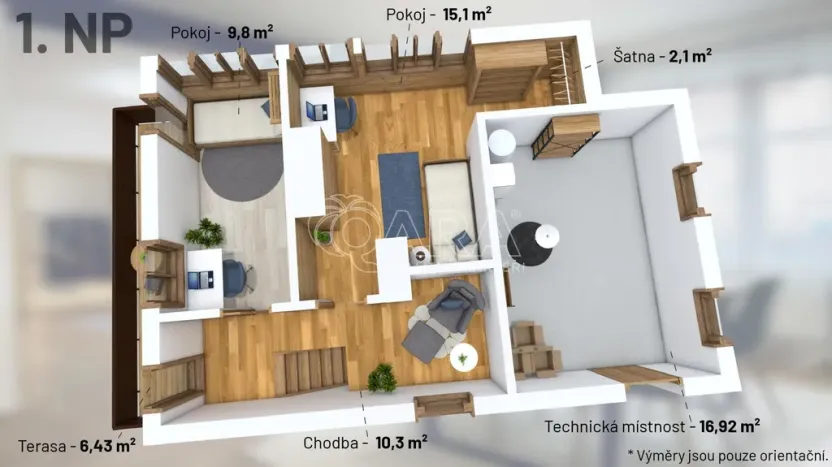 Prodej chaty, Týnec nad Sázavou - Čakovice, 99 m2