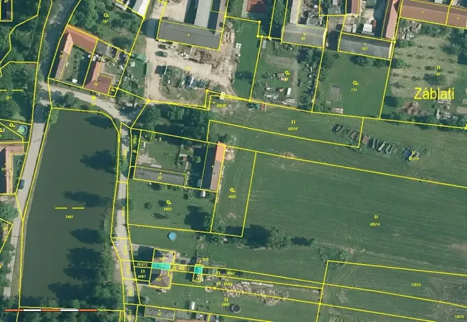 Prodej podílu pozemku pro bydlení, Záblatí, 43 m2