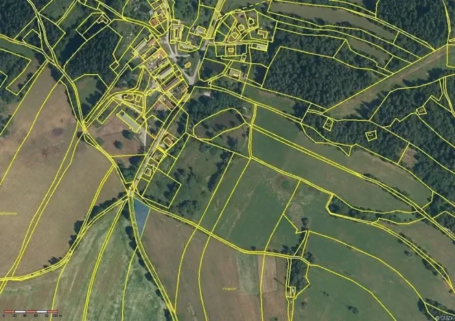 Prodej pole, Nová Bystřice, 1358 m2