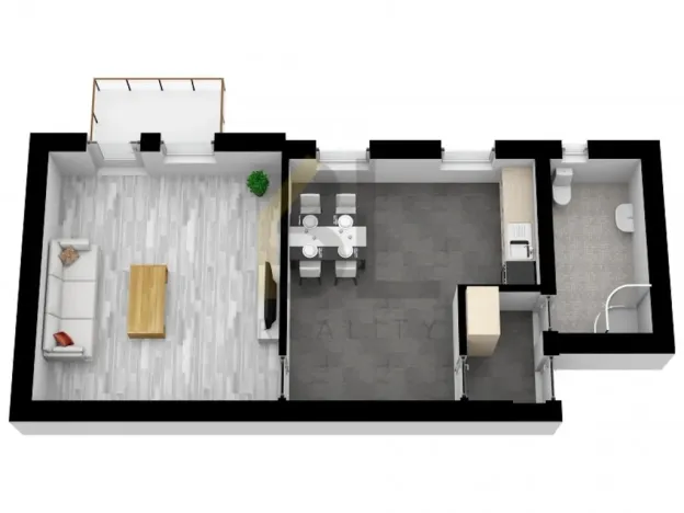 Pronájem bytu 1+1, Hodonín, Nádražní řádek, 46 m2