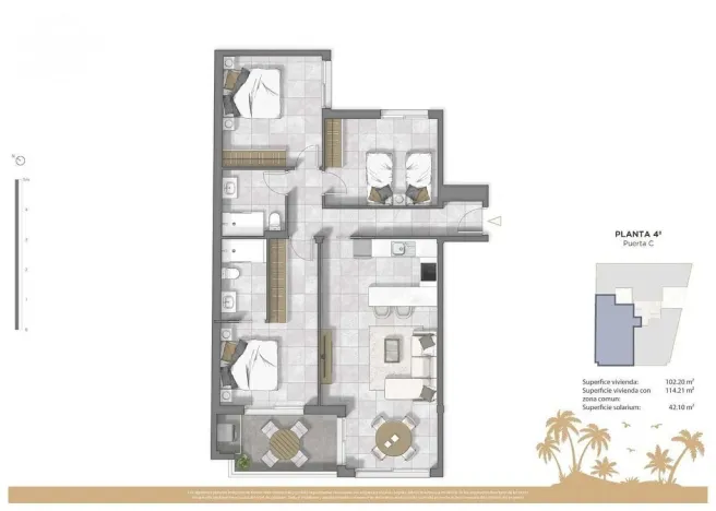 Prodej bytu 4+kk, Guardamar del Segura, Alicante, Španělsko, 93 m2
