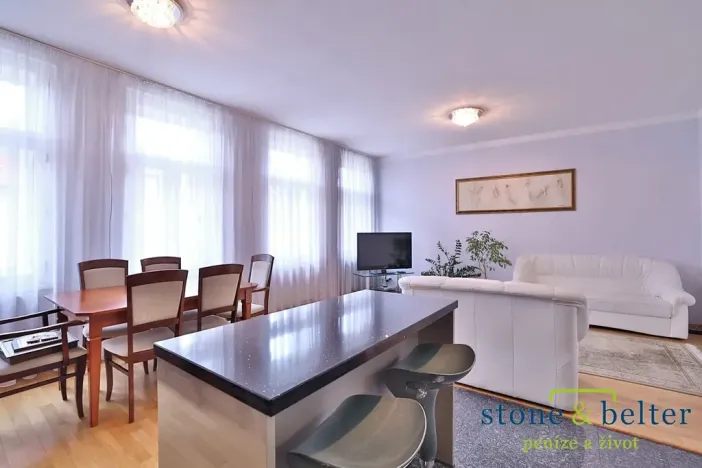 Pronájem bytu 4+kk, Praha - Nové Město, Lublaňská, 90 m2