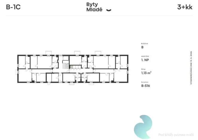 Prodej bytu 3+kk, České Budějovice - České Budějovice 5, 84 m2