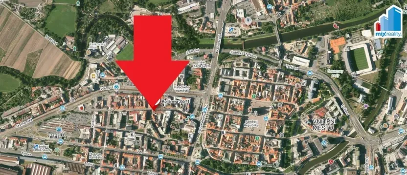 Pronájem kanceláře, Plzeň - Jižní Předměstí, Kollárova, 55 m2
