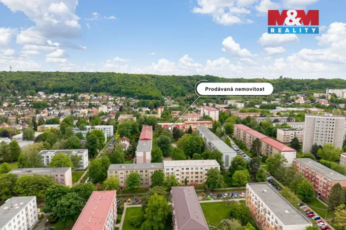 Prodej bytu 2+1, Ústí nad Labem - Bukov, Masarykova, 51 m2