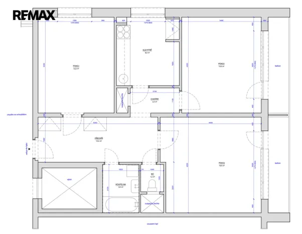 Prodej bytu 3+1, Příbram - Příbram VIII, Sportovní, 81 m2