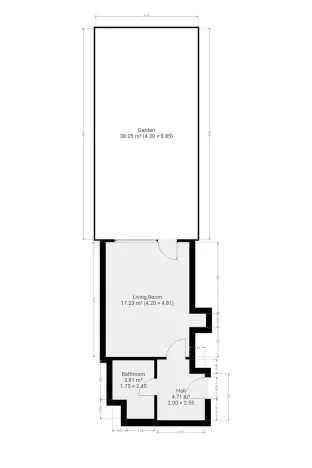 Pronájem bytu 1+kk, Praha - Holešovice, U průhonu, 31 m2