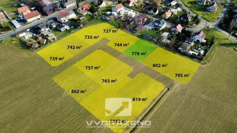 Prodej pole, Solnice, 776 m2