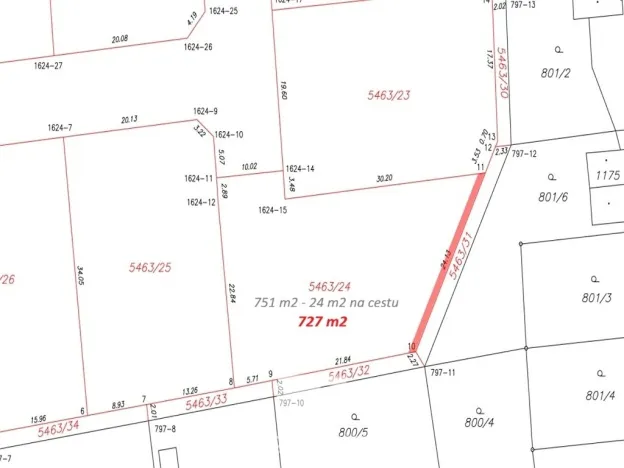 Prodej pozemku pro bydlení, Solnice, 727 m2