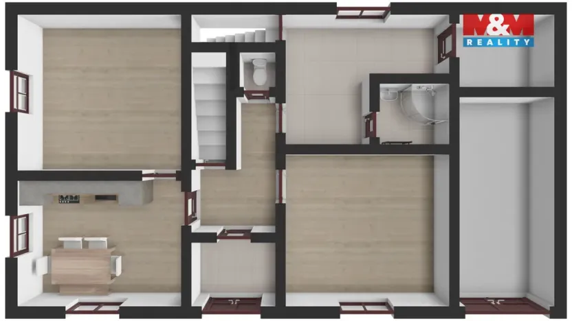 Prodej rodinného domu, Nebahovy - Kralovice, 108 m2