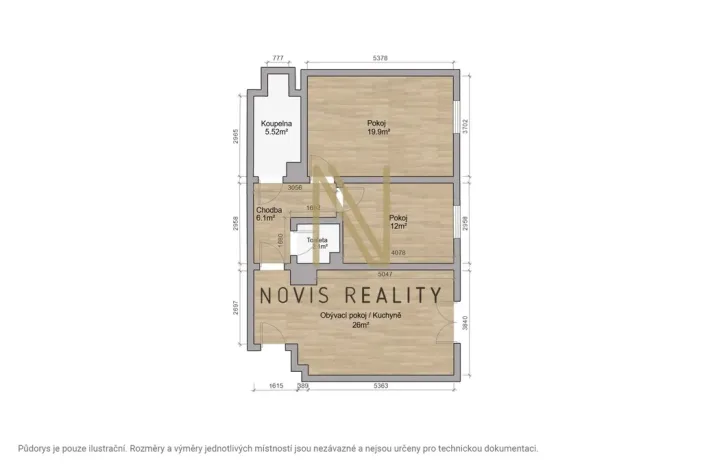 Pronájem bytu 3+kk, Janovice nad Úhlavou, Rozvojová zóna, 72 m2