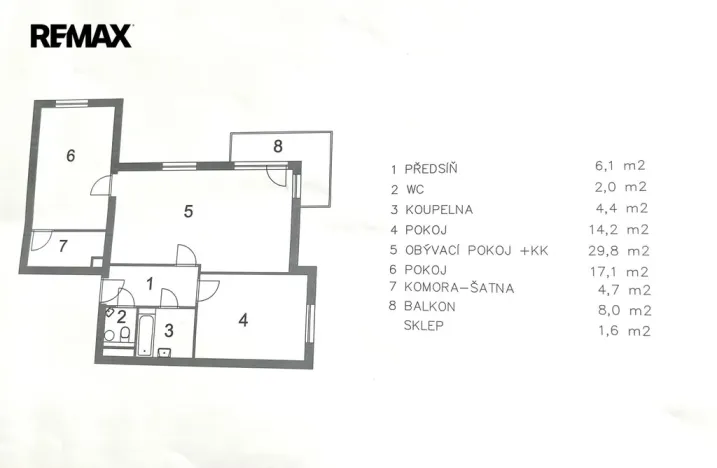 Pronájem bytu 3+kk, Jihlava - Horní Kosov, Buková, 78 m2