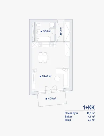 Prodej bytu 1+kk, Brno - Zábrdovice, Bratislavská, 38 m2