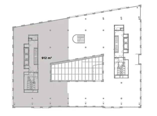 Pronájem kanceláře, Praha - Vinohrady, Italská, 910 m2