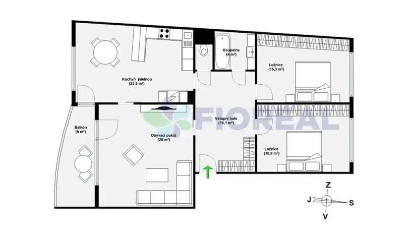 Prodej bytu 4+kk, Praha - Motol, Brdlíkova, 109 m2