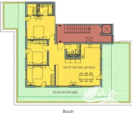 Prodej bytu 4+kk, Sveti Vlas, Bulharsko, 188 m2