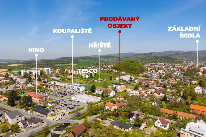 Prodej činžovního domu, Zubří, Hlavní, 620 m2