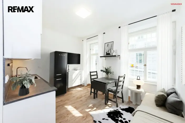 Prodej bytu 1+kk, Praha - Vršovice, Černomořská, 20 m2