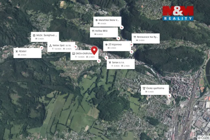 Prodej bytu 2+kk, Děčín - Děčín VIII-Dolní Oldřichov, Na Hrázi, 54 m2